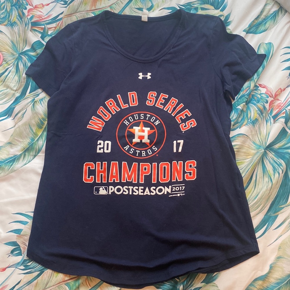 UA Astros World Series Champs 2017 Womens Shirt